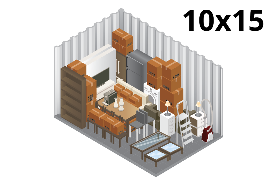 10X15 Self Storage Unit
