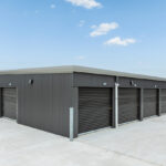 Outdoor drive up self storage unit at the West Henly storage facility