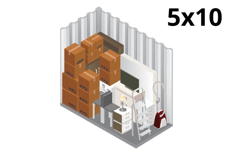 5 x 10 Climate Controlled Storage