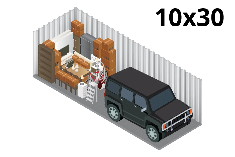 10 x 30 Climate Controlled Storage